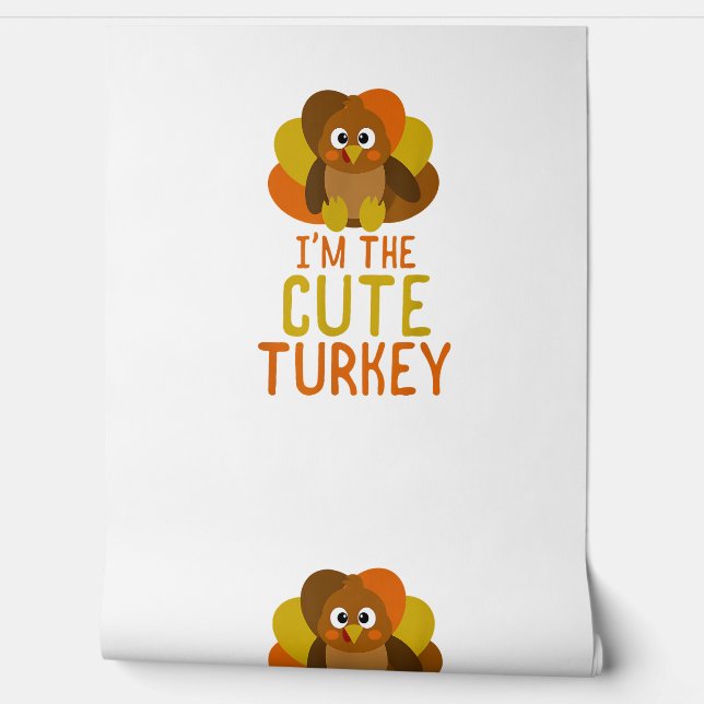 Funny Niedlich Turkey Family Matching Erntedank Tapete (Abrollen)