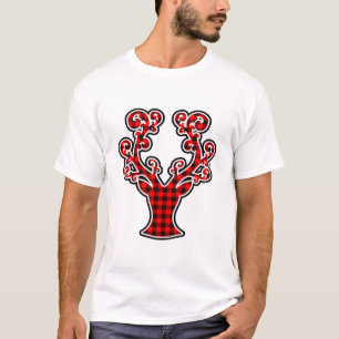 Funny, Niedlich und schön Hirsche Cartoon T- T-Shirt