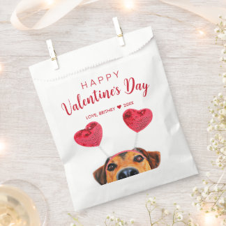 Funny Niedlich Valentine's Day Hunde Heart Headban Geschenktütchen