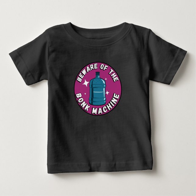 Funny Niedlich Vorsicht vor der Knöchelmaschine /  Baby T-shirt (Vorderseite)