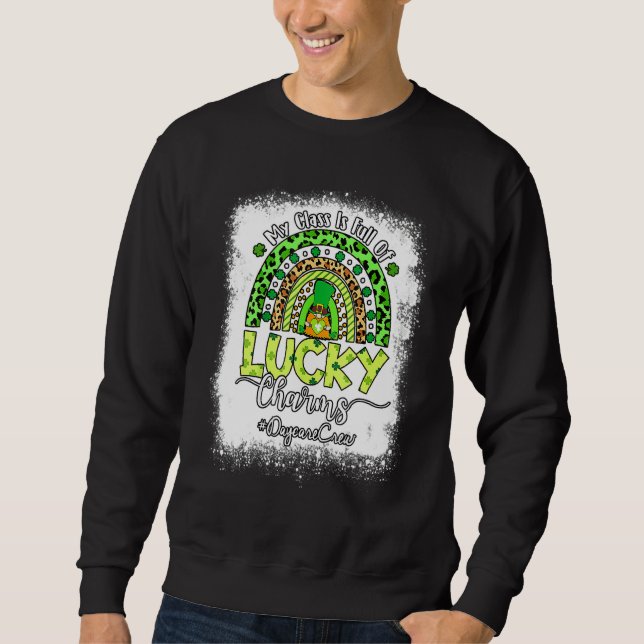 Funny Niedlich Wertschätzung St. Patricks Day Teac Sweatshirt (Vorderseite)
