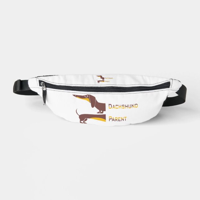 Funny niedliche Dackel für Langhundeeltern Bauchtasche (Vorderseite)