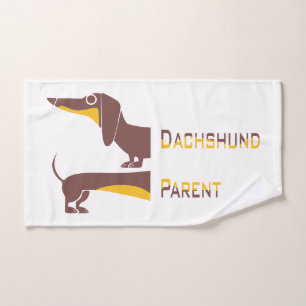 Funny niedliche Dackel für Langhundeeltern Handtuch