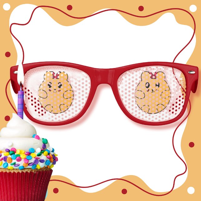Funny Niedliche Geburtstag Gefallen Kawaii Animal  Partybrille (Von Creator hochgeladen)