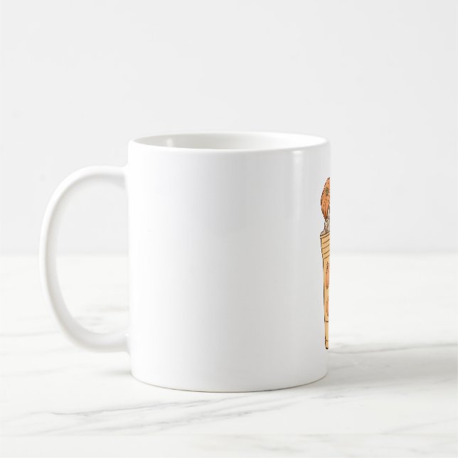 Funny Niedliche Herbst Herbst Niedlicher Pumpe Kaf Kaffeetasse (Links)