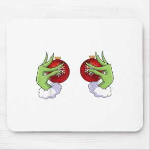 Funny Niedliche Weihnachts-Herzhandfamilie für Wei Mousepad