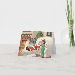 Funny/Niedliche Weihnachtskarte für MRI/CT Techs Karte