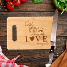 Funny niedlicher Koch Kochen mit Liebe individuell