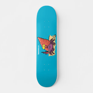 Funny niedlicher lila Cartoon Einsiedlerkrabbe Skateboard
