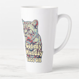 Funny niedliches Katzenmem für Katzenliebhaber & K Milchtasse
