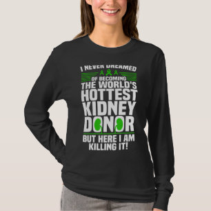 Funny Niere Spender Art Männer Frauen Nierenerkran T-Shirt