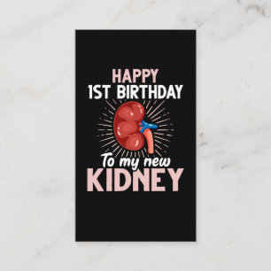 Funny Niere Transplantat Jubiläum Visitenkarte