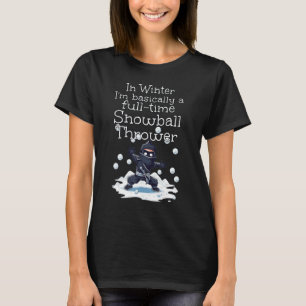 Funny Ninja ist ein Vollzeit-Snowball-Turm in Win T-Shirt