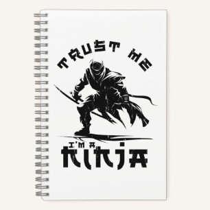 Funny Ninja Zitat Notizbuch
