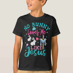 Funny no Bunny Lieben Ich mag Jesus Christliches G T-Shirt