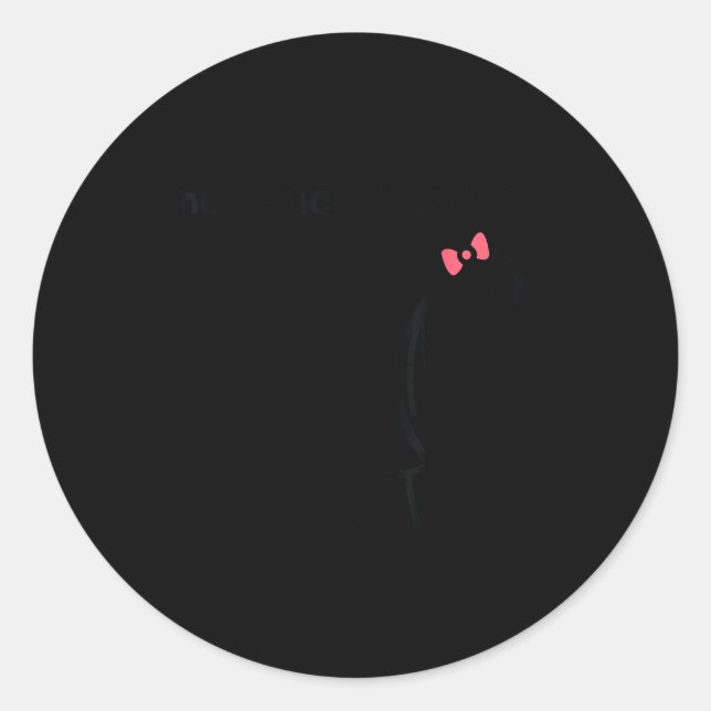 Funny No Concert Today Sad Stick Tee For Music Lov Runder Aufkleber (Vorderseite)