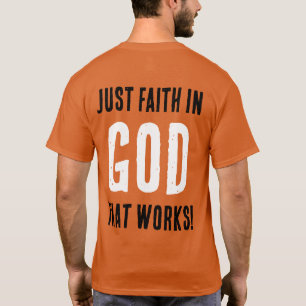 Funny "No Fear Tricks. Nur der Glaube an Gott" T-Shirt