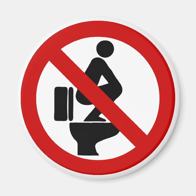 Funny NO Feed on Seat ⚠ Thai ⚠ Magnet (Vorne)