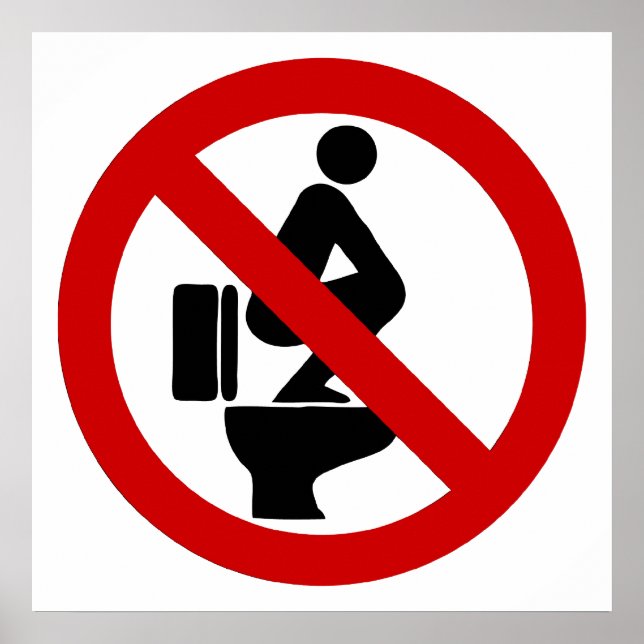 Funny NO Feed on Seat ⚠ Thai ⚠ Poster (Vorne)