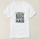 Funny No Hair Gym T - Shirt (Design vorne)