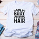 Funny No Hair Gym T - Shirt (Von Creator hochgeladen)