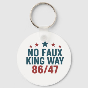 Funny no Imitats King Way 86 47 4. Juli Schlüsselanhänger