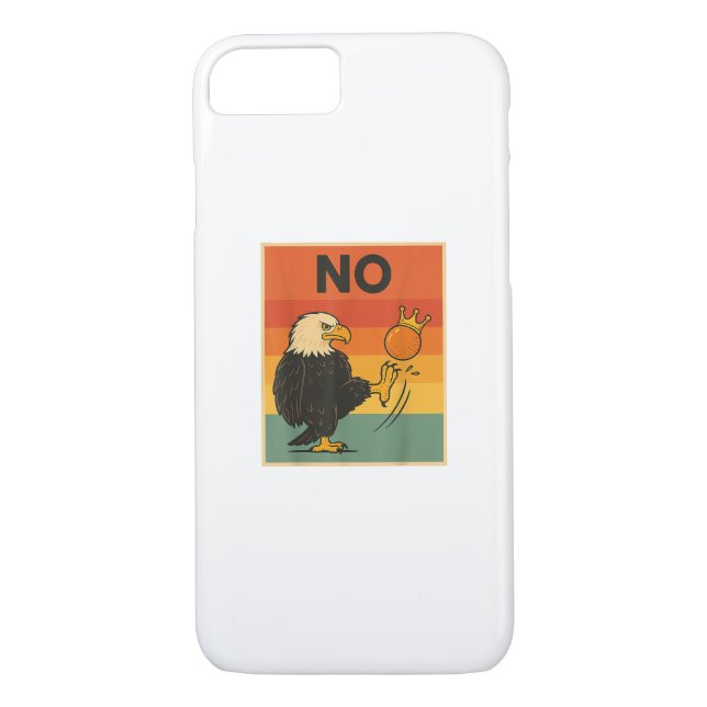 Funny No Kings In America Men Women Style Case-Mate iPhone Hülle (Rückseite)