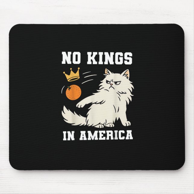 Funny No Kings In America Retro Classic Mousepad (Vorne)