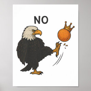 Funny no Kings in Amerika Männer Frauen Poster