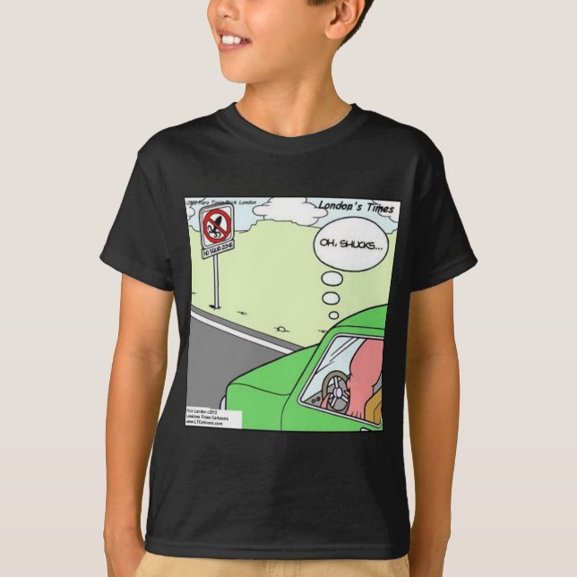 Funny No Tintenfisch Zone T-Shirt (Vorderseite)