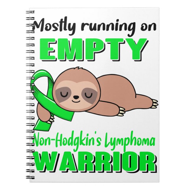 Funny Non-Hodgkin's Lymphoma Awareness Geschenke Notizblock (Vorderseite)