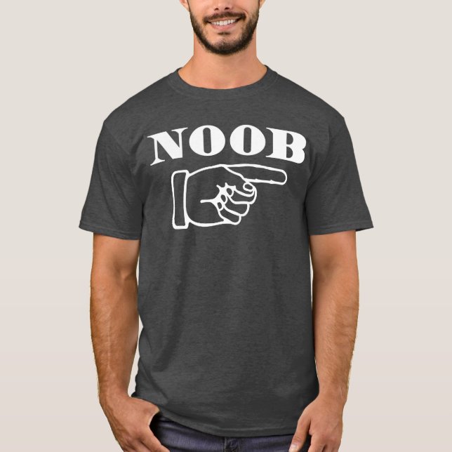 Funny Noob Gaming Im With Noob Gamer funny T-Shirt (Vorderseite)