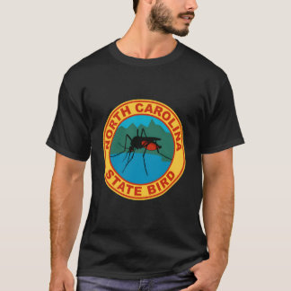 Funny North Carolina Mosquito Staat Bird T-Shirt