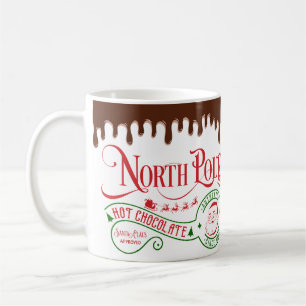 Funny North Pole Heiße Schokolade Weihnachten Kaffeetasse