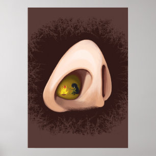 Funny Nose Bug, warum wir niesen Poster