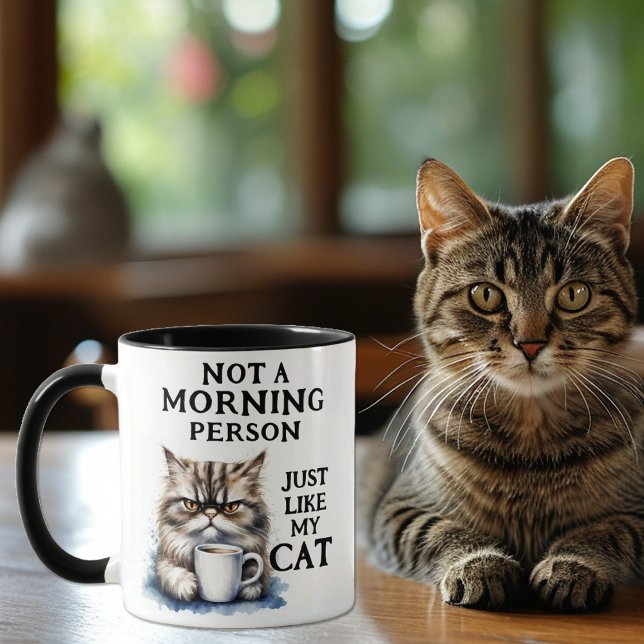 Funny not a Morning Person Chat Tasse (Von Creator hochgeladen)