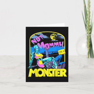 Funny not mommy Ich bin eine Monster Workout Bodyb Karte