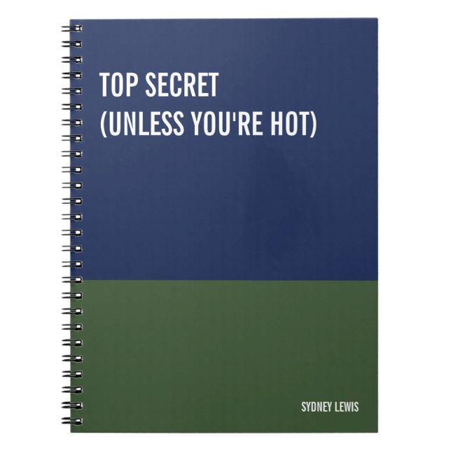 Funny Notebook, Humorous Writing Pad Journal, Note Notizblock (Vorderseite)