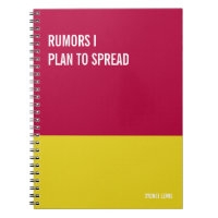 Funny Notebook, Humorvolles Writing Pad Journal, H