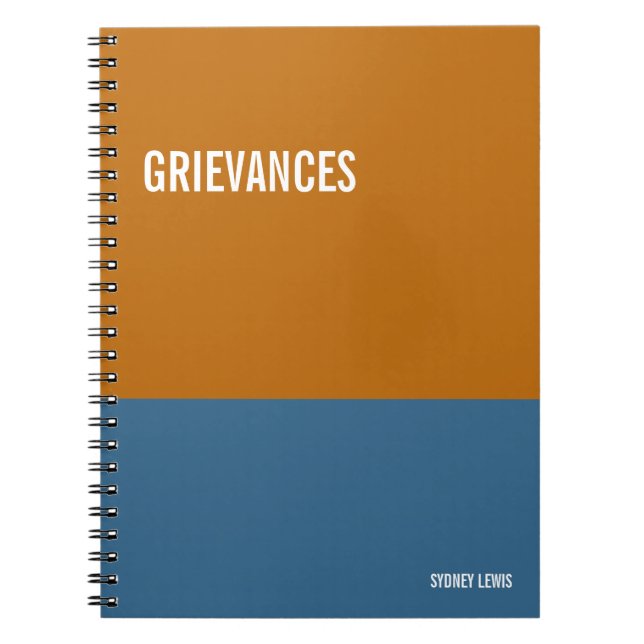 Funny Notebook, Humorvolles Writing Pad Journal, H Notizblock (Vorderseite)