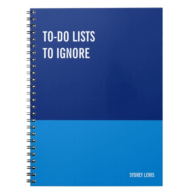 Funny Notebook, Humorvolles Writing Pad Journal, H Notizblock (Vorderseite)