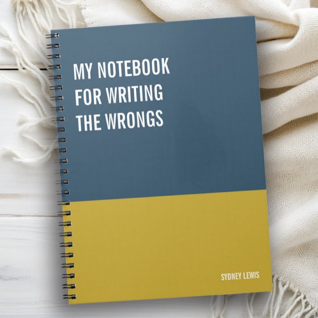 Funny Notebook, Humorvolles Writing Pad Journal, H Notizblock (Von Creator hochgeladen)