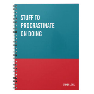 Funny Notebook, Humorvolles Writing Pad Journal, H Notizblock