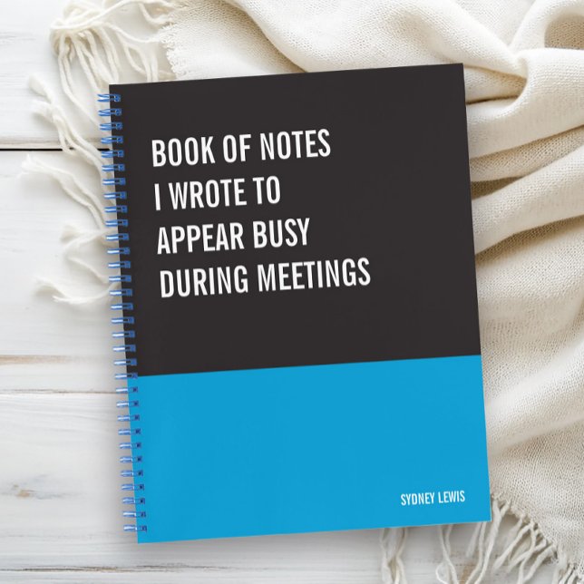 Funny Notebook, Humorvolles Writing Pad Journal, H Notizbuch (Von Creator hochgeladen)