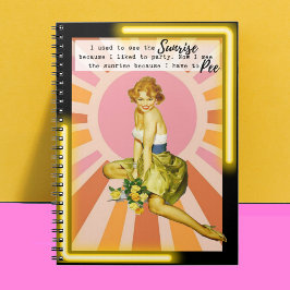 Funny Notebook Journal Best Friend Gift "Sunrise" Notizblock