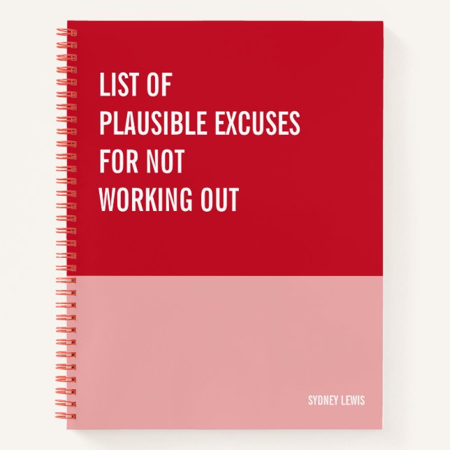 Funny Notebook, Snarky Writing Pad Journal, Hinwei Notizbuch (Vorderseite)