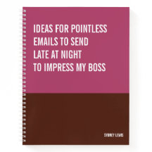 Funny Notebook, Snarky Writing Pad Journal, Hinwei