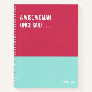 Funny Notebook, Snarky Writing Pad Journal, Hinwei Notizbuch