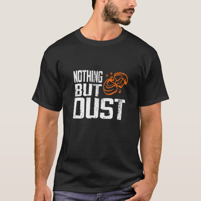 Funny Nothing But Dust - Trap Shooting Premium T-Shirt (Vorderseite)