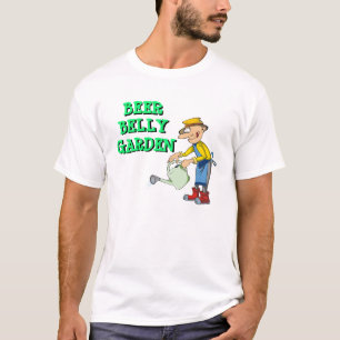 Funny Novelty Back to School BIER BELLY GARDEN T-Shirt
